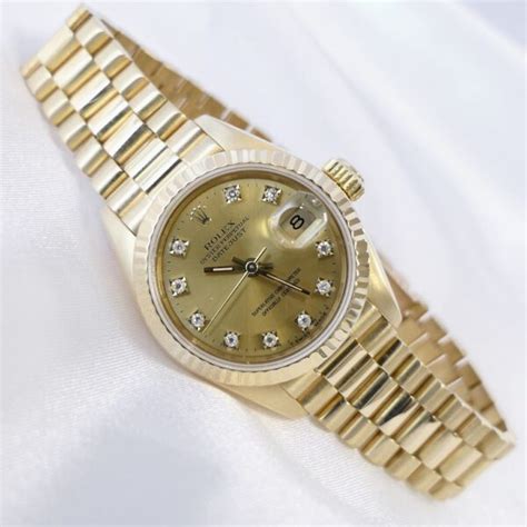 wat is 2e hands gouden dames rolex waard|rolex chrono24.